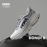 HOKA ONE ONE男款夏季邦代 8公路跑步鞋BONDI 8轻盈舒适缓震透气 鲨鱼灰 / 雾灰(建议拍大半码) 43