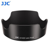 JJC 适用佳能EF-S 18-55 STM遮光罩58mm镜头90D 80D 60D 850D 800D 200D2II二代单反相机配件EW-63C