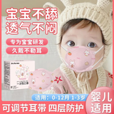 初医生儿童一次性婴儿口罩0-6个月新生幼儿宝宝小孩6-12个月1-3岁3d立体