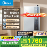 美的（Midea）【零冷水一级能效LN3S】16升燃气热水器天然气 国补立减20% 增压恒温瀑布浴 JSLQ27-16LN3S