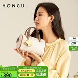 红谷女士包包牛皮单肩包女包斜挎包包手拎包简约枕头包 母亲节礼物