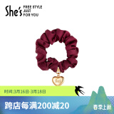 She's发饰 心形职业发圈皮筋 时尚头绳 生日礼物  送女友