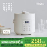 olayks立时 电压力锅 高压锅 多功能高压电饭锅快煮智能压力锅小型 2升适用2-3人用双胆国家补贴YBW2001B