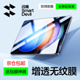 闪魔 适用小米平板6钢化膜 6SPro12.4/11英寸23/24款6Max镜头高清抗指纹蓝光磨砂玻璃AR增透pad保护膜 6S Pro 1片+神器【高清防爆】12.4英寸 真机开模