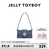 JellyToyboy包包女包【蓝盈莹同款】JTB千禧包春夏新款牛仔包腋下斜挎包 牛仔蓝