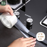 晴画厨房美缝贴 防水防霉水池封边贴纸密封条防风挡风条 5cm*300cm