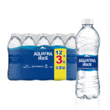百事可乐 纯水乐 AQUAFINA 饮用纯净水 550ml*15瓶 整箱装 百事出品