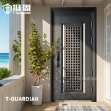 挺固 甲级防盗门通风窗门家用轻奢防盗门进户门入户门通风门子母门 A8机械锁 900*2050mm【开向咨询】