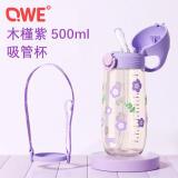 QWE京东自营 吸管杯 500ml 木槿紫 儿童节礼物 PPSU奶瓶 Y型吸管