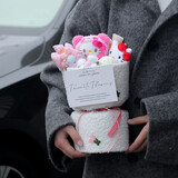 黛莉森hellokitty玩偶花束生日礼物女生毕业礼物送老师高级中高考祝福