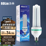 洛林（ROlin）led灯泡节能灯泡 e27大螺口家用商用大功率光源 30W白光