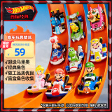 风火轮（HOT WHEELS）（随机发货一款）珍藏版生日玩具车-马里奥经典主题小车系列GBG25