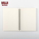 MUJI聚丙烯透明封面双环笔记本 学生文具 82张/透明/B5