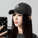 美职棒（MLB）官方男女帽子虞书欣同款软顶棒球帽春夏运动遮阳鸭舌帽生日礼物 洛杉矶道奇队/炭灰色/77 均码 F