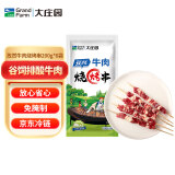 大庄园 孜然牛肉烧烤串 2.4斤（约60串）烧烤食材腌制半成品 源头直发