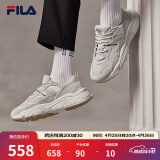斐乐（FILA）跑步鞋老爹鞋男子跑步鞋MARSⅡ火星二代情侣款复古运动鞋休闲鞋 南极灰/雾灰-AN-F12M141116F 44
