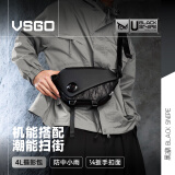 VSGO微高黑鹞专业摄影包胸包斜挎邮差包骑行微单反摄影数码相机switch无人机摄影器材腰包数码收纳包