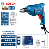 博世（BOSCH）手电钻GBM400家用电钻电动螺丝刀起子机带调速正反转多功能手枪钻 GBM400（金属夹头）