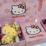 中国珠宝大褔hellokitty猫钥匙扣黄金挂件足金KT猫手机链999包包挂饰礼物 KT猫钥匙扣【20mg】（KT猫礼盒）