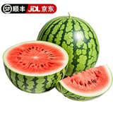 果农侠西瓜 国产麒麟西瓜现摘速发 JD顺丰送货上门 新鲜时令水果 精选净重8-10斤1个瓜+多层保护