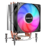 大水牛（BUBALUS）T49 4热管AMD散热器( 纯铜导热管CPU风冷/支持多平台/AM2/AM3/AM4/AM5/PWM智能温控/9CM彩光风扇）