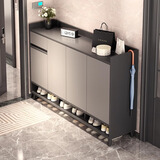 万客达走廊鞋柜家用门口玄关柜入门室内大容量2025新款储物柜收纳柜鞋架 荐【四门一抽】天空灰120*32*90 自行安装（赠送工具）