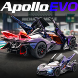 驰誉车玩 阿波罗太阳神EVO跑车玩具仿真合金车模汽车模型玩具男孩礼物