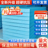 曼圣 高密度XPS挤塑板保温板外墙屋顶室内阻燃泡沫板隔热板地暖保温板 B3级高密度【4厘米厚】60*120cm