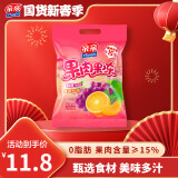 亲亲（Qinqin）0脂肪蒟蒻果冻 520g桔子葡萄果肉果冻 办公室休闲零食魔芋食品
