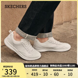 斯凯奇（Skechers）男鞋夏季商务皮鞋舒适板鞋透气软底轻便休闲鞋户外工作鞋210835