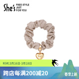 She's发饰 心形职业发圈皮筋 简约发绳 生日礼物  送女友