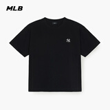 MLB短袖男女款纯色简约休闲圆领T恤运动短t百搭3ATSB0253-50BKS-XXL