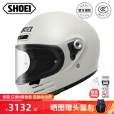 SHOEI Glamster复古全盔 日本原装进口摩托车头盔VESPA拿铁自由跑盔 WHITE（白色） L