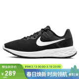 耐克NIKE女跑步鞋REVOLUTION6运动鞋DC3729-003黑36