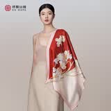 绣娘丝绸女士高档真丝桑蚕丝丝巾礼盒中方巾母亲生日礼物实用送长辈妈妈