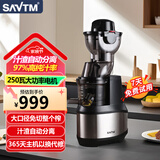 SAVTM狮威特savtmje220不锈钢榨汁机渣汁分离原汁机家用果汁机大口径商用多功能鲜榨果汁蔬菜豆浆冰淇淋碎冰 标配【24M00】