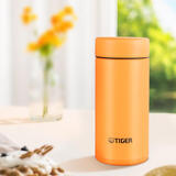 虎牌（TIGER）迷你口袋杯轻量便携双层真空保温保冷杯MMP-B20C-DP阳光橙200ml