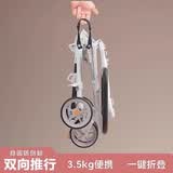 岙贝熊遛娃神器一键收车婴儿推车溜娃神车轻便折叠0-3-6岁2大童儿童推车 大号推车黑色：一键收车-轻松折叠 双向推行-旅行旅游车大童可坐