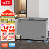 澳柯玛（AUCMA）300升冰柜家用大容量卧式冰柜 冷藏柜冷冻柜转换柜 一级能效 以旧换新 银河灰BC/BD-300NEM
