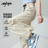 MJ STYLE机能工装伞兵裤子女2026夏季凉感轻薄防晒休闲户外登山两穿运动裤