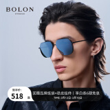 暴龙（BOLON）眼镜飞行员式太阳镜偏光墨镜驾驶镜户外钓鱼露营防晒墨镜 BL8068 BL8068D11 暗黑偏光【经典】