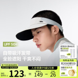 蕉下（beneunder）帽子男防晒帽遮阳帽运动吸汗网球帽空顶帽DS567银河灰