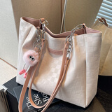 MILDREN KROE轻奢包包女款2025年新款女包单肩托特包七夕圣诞节礼物送女友老婆 粉色 精美限定礼盒