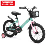飞鸽（PIGEON）儿童自行车3-6-8岁男女孩单车自行车14寸比安奇绿