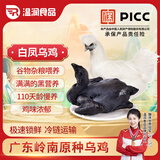 温润食品岭南乌鸡2斤 散养鸡土乌骨鸡笨鸡整鸡肉竹丝鸡冷冻走地鸡月子煲汤