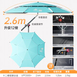 左都（ZUODU）钓鱼伞万向调节加大钓伞拐杖加厚遮阳伞专用防晒伞户外露营晴雨伞