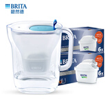 碧然德【李昀锐同款】（BRITA）免安装过滤净水 滤水壶设计师系列 设计师壶Style蓝 3.5L 1壶13芯 PRO版【爆款囤货装】