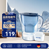 碧然德（BRITA）滤水壶 Marella海洋系列3.5L蓝色1壶1芯 净水器家用 自来水过滤器 便携式净水器