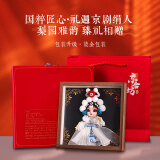 爱美礼中国特色礼物伴手礼送老外北京文创纪念品京剧人偶摆件绢人娃娃 中国绢人--白素贞