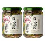 川娃子肉末豇豆酱245g酸豆角下饭菜 拌面酱菜四川特产酸豇豆泡菜 肉末豇豆酱200g*2瓶
